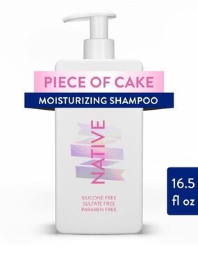 Native Piece of Cake Moisturizing Shampoo - Pink, White